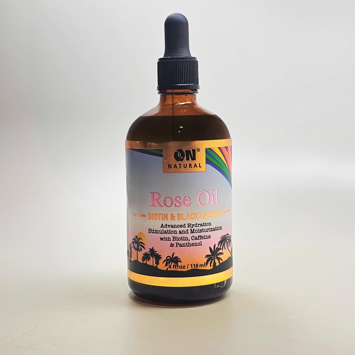 On Natural Rose Oil for Hair and Scalp Enhancement