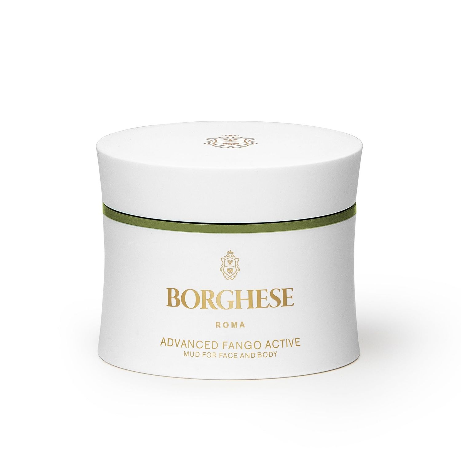 Borghese Advanced Fango Active Mud Musk - Nourishing Exfoliating Face Mask with Bentonite Clay Hyaluronic Acid For Normal, Combination Oily Skin