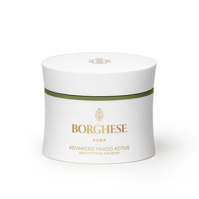 Borghese Advanced Fango Active Mud Musk - Nourishing Exfoliating Face Mask with Bentonite Clay Hyaluronic Acid For Normal, Combination Oily Skin