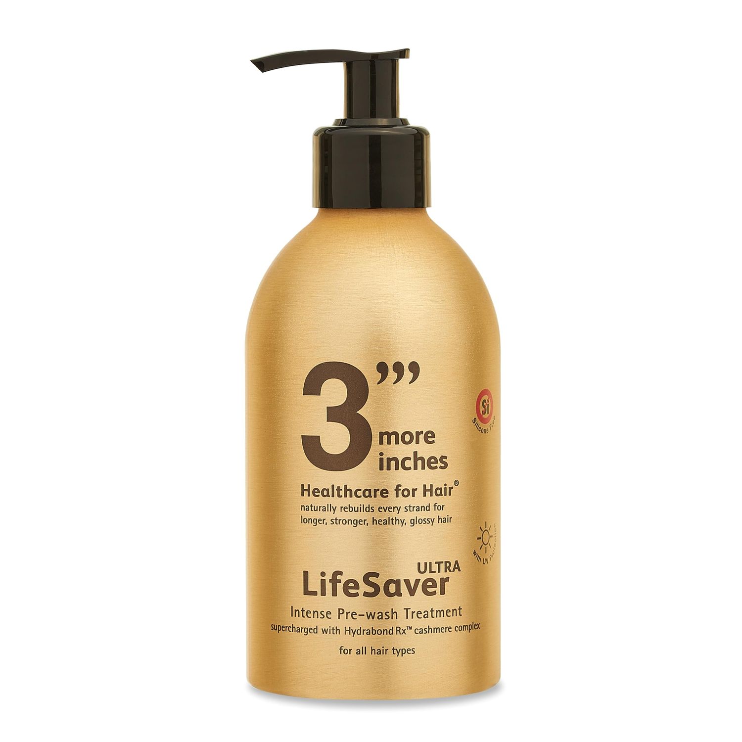 3&#39;&#39;&#39;More Inches LifeSaver Ultra Intense Pre-wash Treatment 325ml - Double Concentration Hair Repair -Broken Bond Restore Treatment -Sulphate Free, No Added Fragrance -Hair Care by Michael Van Clarke