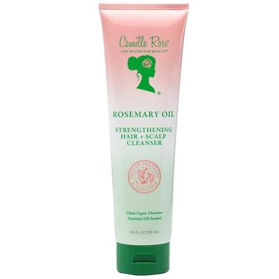 Camille Rose Rosemary Oil Hair and Scalp Cleanser with Castor, Peppermint Rosemary Oils to Encourage Hair Growth Remove Build Up, 8.5 fl oz