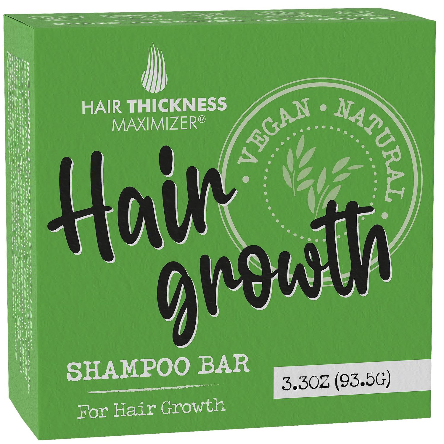Hair Growth Shampoo Bar with Biotin. Eco-Friendly, No Harsh Chemicals, Color Safe, pH Balanced. Solid Shampoo Bar Equal To 3 Liquid Bottles. Zero Plastic, USA Made, Strengthening Dry Hair Relief