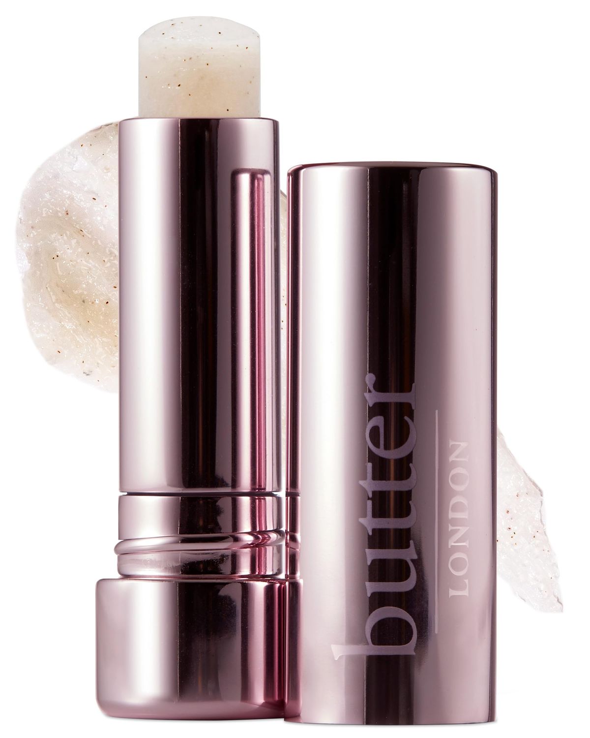 butter LONDON Lippy Lip Scrub Stick, Sugar Buttercream - 100 Natural Sugar-Based Lip Scrubber Exfoliator Nourishes, Hydrates Lightens Dry Dark Lips - Lip Care for Smooth Fresh-Looking Lips