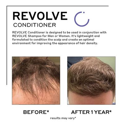 ZENAGEN Revolve Conditioner (Unisex) Supports Scalp Health Appearance of Fuller, Healthier Hair, Developed for Fine Visibly Thinning Hair, Plant-Based, Color-Safe, Vegan, All Hair Types, 6.75 oz