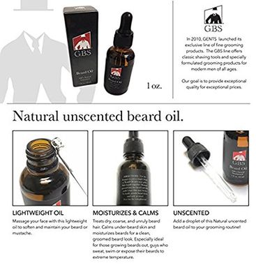 G.B.S Beard Growth Professional Kit- 5.5 Scissors, Beard Oil, Boar Bristle Beard Brush, shavette, 7" Dressing Comb, Leather Case Blades