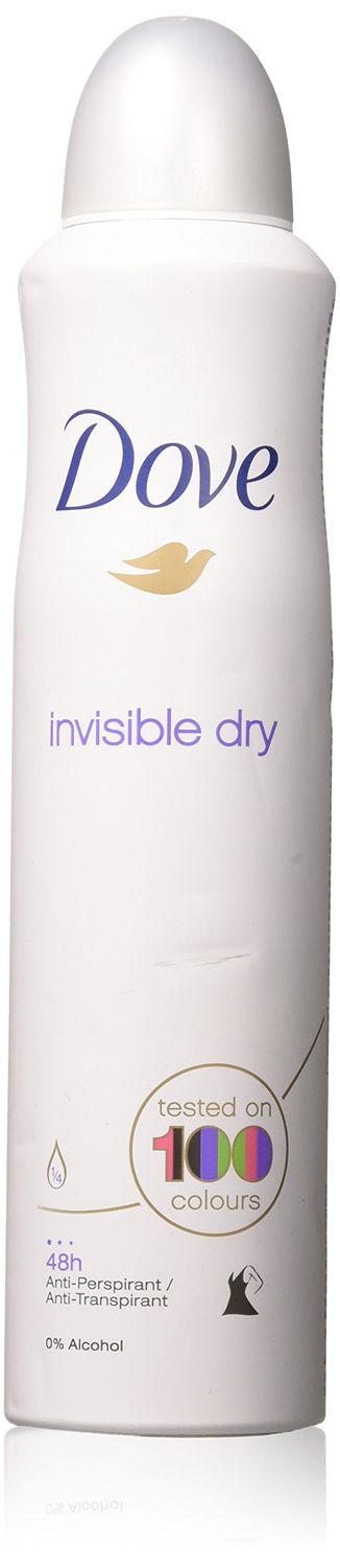 Dove Antiperspirant Body Spray 250Ml Invisable Dry 1-Pack