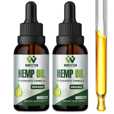 (2 Pack) Hemp Oil Drops High Potency - Maximum Strength Organic Hemp Seed Oil for Pain Relief, Sleep, Skin - with C02 Extraction, Vegan, Non-GMO Hemp Tincture 0515