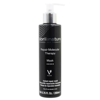 abril et nature - Professional Mask Molecular Therapy - For Damaged, Overprocessed, or Aging Hair - Restructures, Repairs, and Fills the Hair Fiber - Nourishing and Hydrating - Vegan - 200 ml