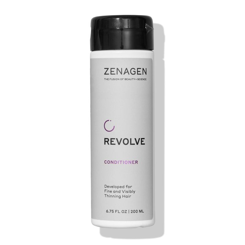 ZENAGEN Revolve Conditioner (Unisex) Supports Scalp Health Appearance of Fuller, Healthier Hair, Developed for Fine Visibly Thinning Hair, Plant-Based, Color-Safe, Vegan, All Hair Types, 6.75 oz