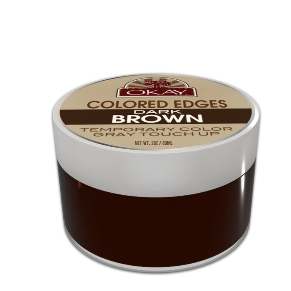 OKAY COLORED EDGES DARK BROWN 2oz 59ml