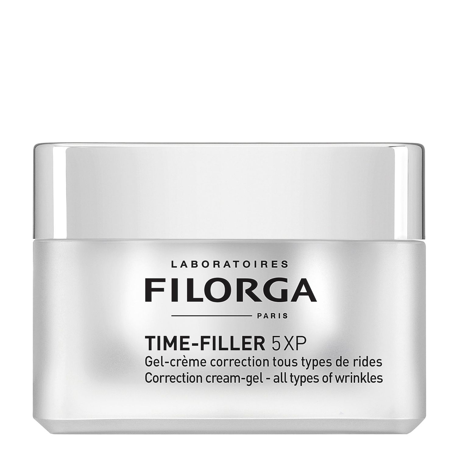 Filorga Time-Filler 5-XP Anti-Wrinkle Gel, Target 5 Types of Wrinkles with Tripeptides, Hyaluronic Acid, Samphire, NCEF Restructuring Plant Extracts, 1.69 fl. Oz.