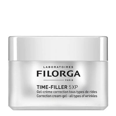 Filorga Time-Filler 5-XP Anti-Wrinkle Gel, Target 5 Types of Wrinkles with Tripeptides, Hyaluronic Acid, Samphire, NCEF Restructuring Plant Extracts, 1.69 fl. Oz.