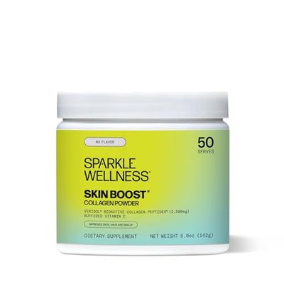Sparkle Skin Boost (No Flavor) 50-Serves Verisol Collagen Peptides Protein Powder Vitamin C Supplement Drink