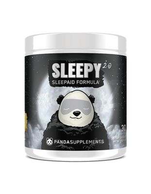Underground Bio Labs Panda SUPPS - Sleepy 2.0 Natural Sleep Aid Formula: 5mg Melatonin, 300mg GABA, Chamomile Extract, (Honey Lemon Tea) 30 Servings