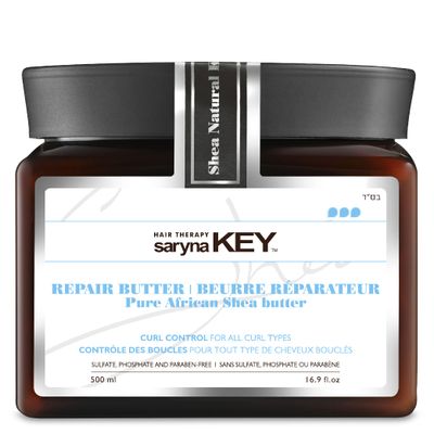 Saryna Key Curl Control Treatment Butter Mask - Shea Butter Hair Mask for Curly Hair - Natural Protein Treatment - Frizzy Hair Moisturizer - Deep Conditioner Mask for Coils and Curls (500ml16.9oz)