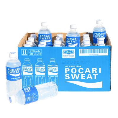 Pocari Sweat 24-Pack Electrolyte Drink - Ultimate Hydration for Sports, Heat, and Everyday Wellness