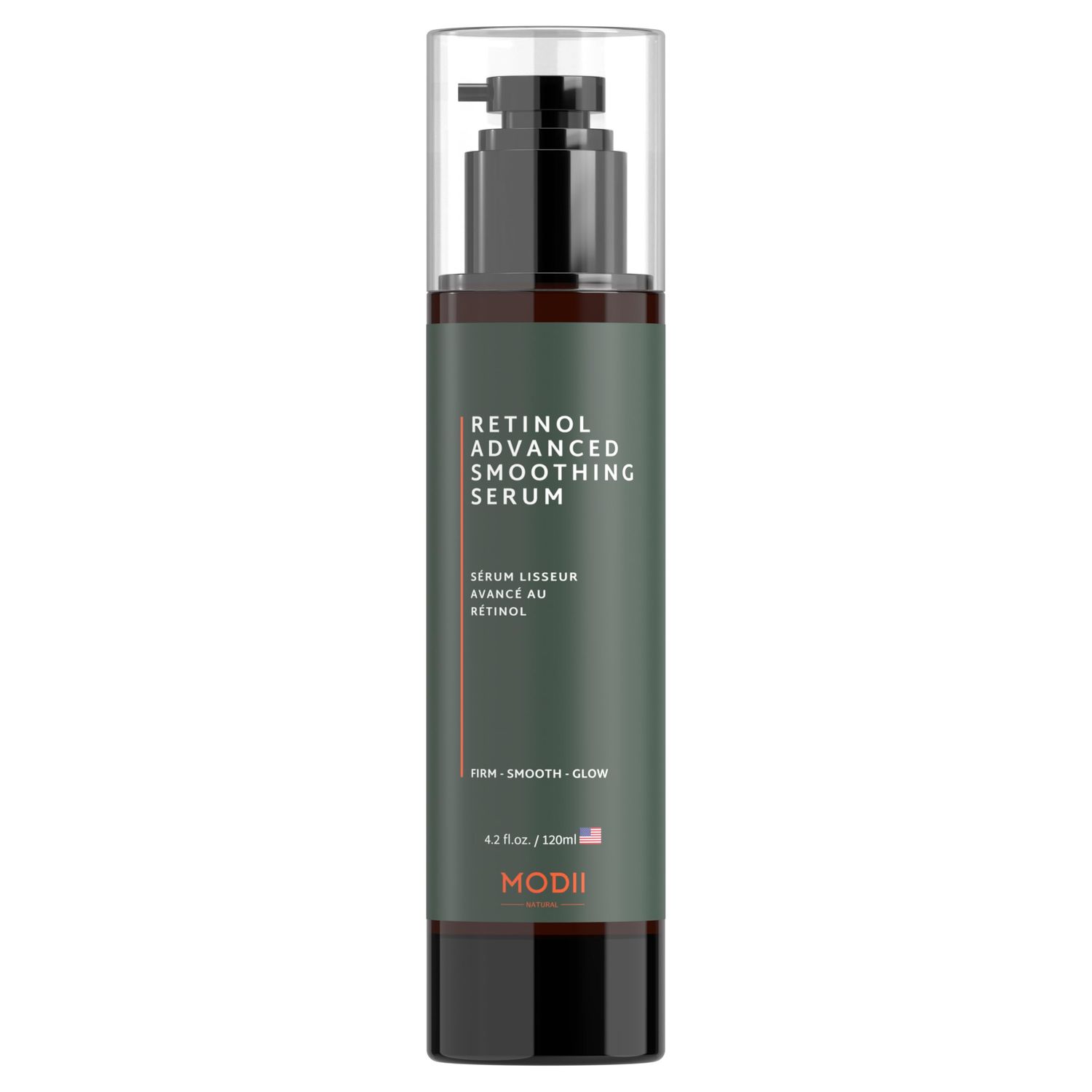 Retinol Serum for Face Neck: Retinol Advanced Smoothing Serum, Vitamin E and Niacinamide - Organic, Unscented Vegan, Cruelty Free - Made in USA - 4oz120ml