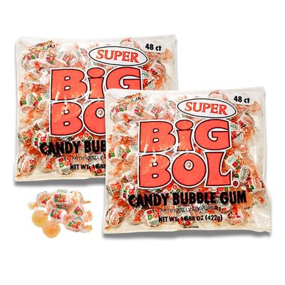 Albert&#39;s Candy Super Big BOL Candy Bubble Gum 48 ct. (2-Pack)