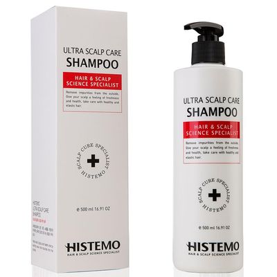 Histemo Ultra Scalp Care Shampoo - DHT Blocking for Hair Restoration and Growth, with Biotin to Prevent Loss for Men Women with Oily or Color-Treated Hair (16.91 oz)