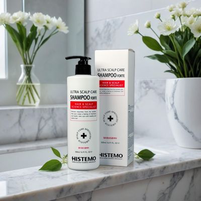 Histemo Ultra Scalp Care Shampoo - DHT Blocking for Hair Restoration and Growth, with Biotin to Prevent Loss for Men Women with Oily or Color-Treated Hair (16.91 oz)