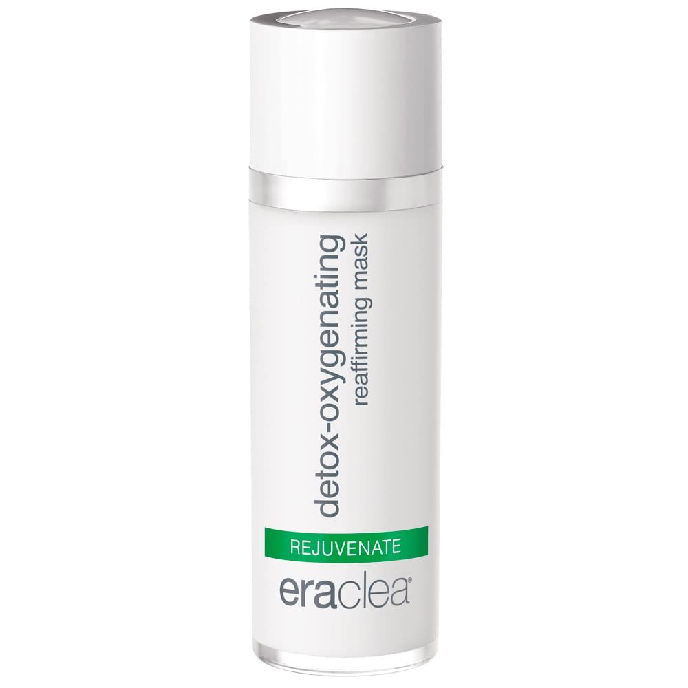 eraclea Detox-Oxygenating Reaffirming Mask, Oxygenating Treatment and Resurfacing Mask with Plant Stem Cells and Hyaluronic Acid to Restore Radiance and Visibly Reduce Signs of Aging (1 fl oz)