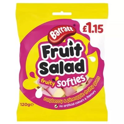 Barratt Fruit Salad Softies - 120g - Pack of 2