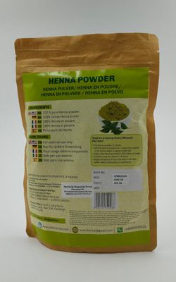 SVATV Henna Powder Lawsonia Inermis Shiny Hair Color For Men Women Strengthens Repairs Damaged Locks - 227g 8oz Half Pound