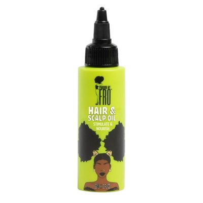 Pardon My Fro Hair Scalp Oil - Revitalizes and Hydrates Hair - Curls, Braids, Twists - 2 fl oz