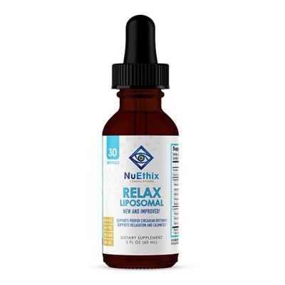 NuEthix Formulations Relax Liposomal Supplement Formula to Support Relaxation Calm, 2 Fluid Ounces, 30 Servings