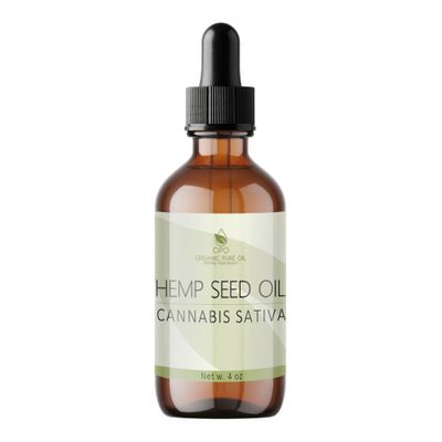 OPO Hemp Seed Oil - 4 oz Glass Dropper - Pure Unrefined Cold Pressed Uncut Virgin Non GMO Vegan Carrier Oil Made In USA Soap Making Essential Oil
