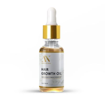 Hair Growth Oil, Growth Treatment for Dry Damaged Hair and Scalp, Hair Loss Treatment, Rosemary, Castor Oil, Nourish Repair for All Hair Types, Dry, and Itchy Scalp (2 Fl Oz 60 ml)