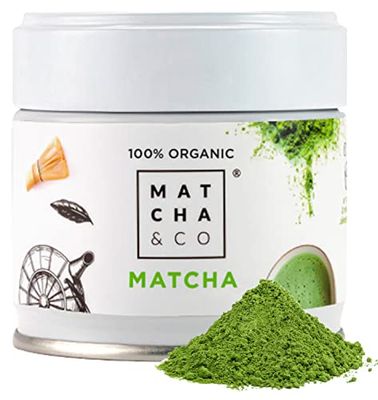 100 Organic Matcha Tea ceremonial grade. Organic Green Tea Powder from Japan. Organic Matcha Tea. 100 Natural Matcha Green Tea. (1.05 Ounce)