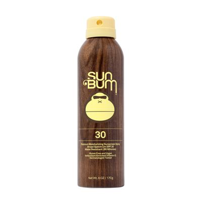 Sun Bum Original SPF 30 Sunscreen Body Spray - Broad Spectrum Moisturizing Sunscreen with Vitamin E - Hawaii 104 Act Compliant (Made without Octinoxate Oxybenzone) - 6 oz