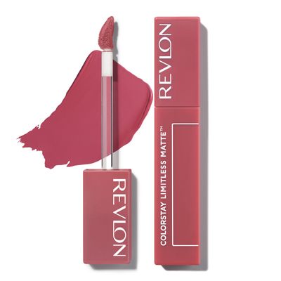 Revlon ColorStay Limitless Matte Liquid Lipstick, Vegan Formula, No-Budge, Longwear Lip Color, Long Lasting, LightweightComfortable, Waterproof, 006 Manifest, 0.17 fl oz
