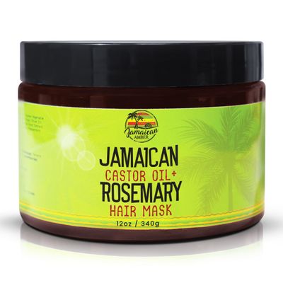 JAMAICAN Ambre Castor Oil Romero Hair Mask - 12 fl oz 354 ml - Deep Conditioning Hair Repairing Mask for Dry Damaged Hair