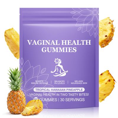 Feminine PH Balance Gummies for Women - Vital Feminine Natural Hawaiian Pineapple Probiotics Gummies for Womens Health Wellness - Immune Support - Vegan, Gluten-Free - 30 Servings