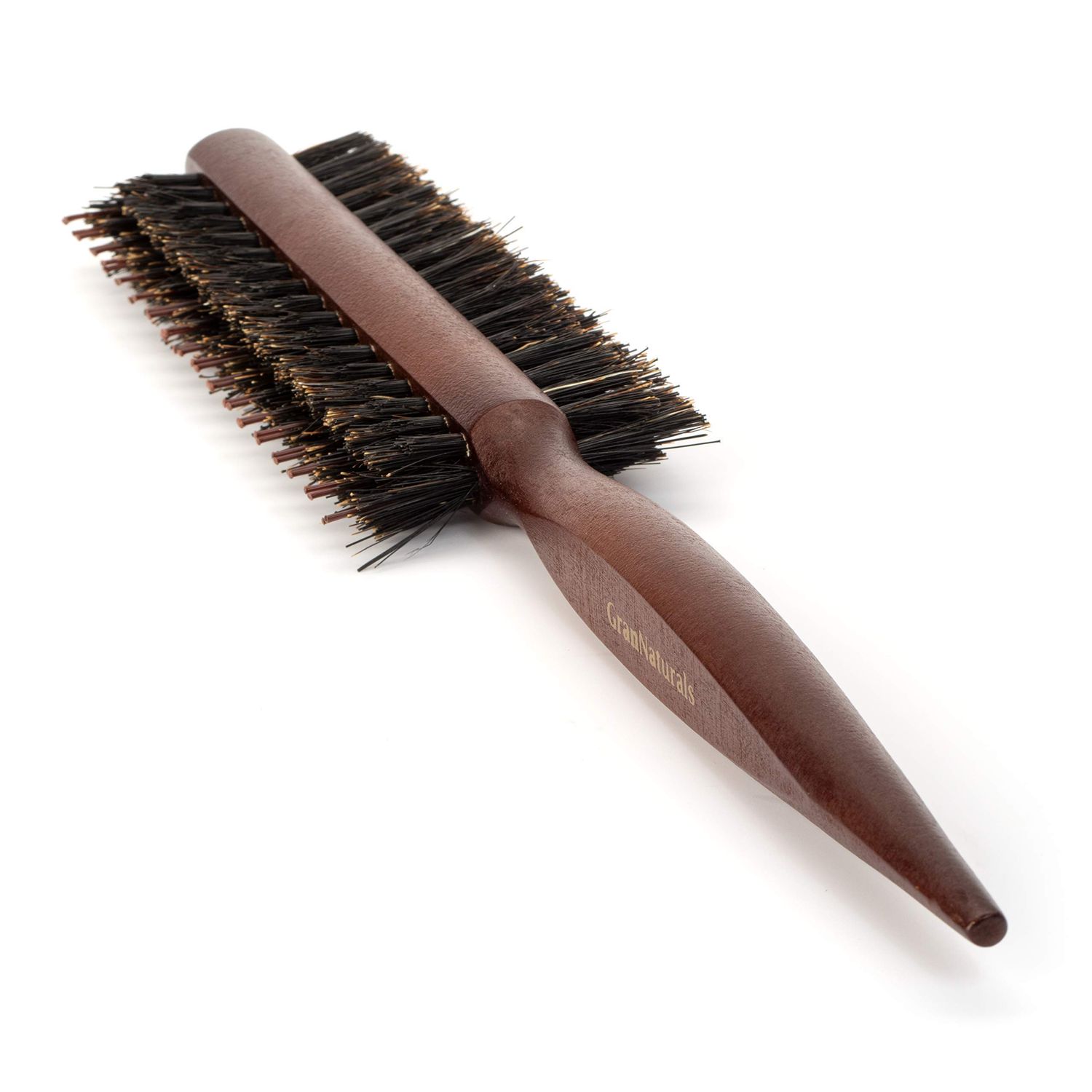 Double Sided Teasing Brush - Boar Nylon Bristle Teaser Comb with Rat Tail Pick for Hair Sectioning for Edge Control, Backcombing, Smoothing, and Styling Thin Fine Hair to Create Volume