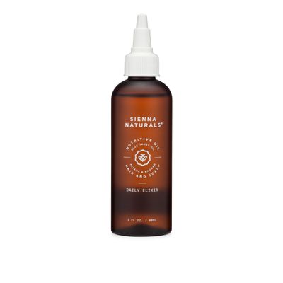 Sienna Naturals - Daily Hair Elixir - Lightweight Scalp Hair Oil wBaobab Blue Tansy for Hydration Growth - Soothes Dry, Itchy Scalp Strengthens Strands - Silicone-Free, Vegan Clean, 3oz