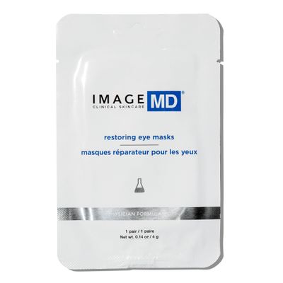 IMAGE Skincare, IMAGE MD Restoring Eye Masks, Hydrating Hydro-Gel Under Eye Masks, Visibly Firms and Hydrates with Triple Hyaluronic Acid, 1 pair