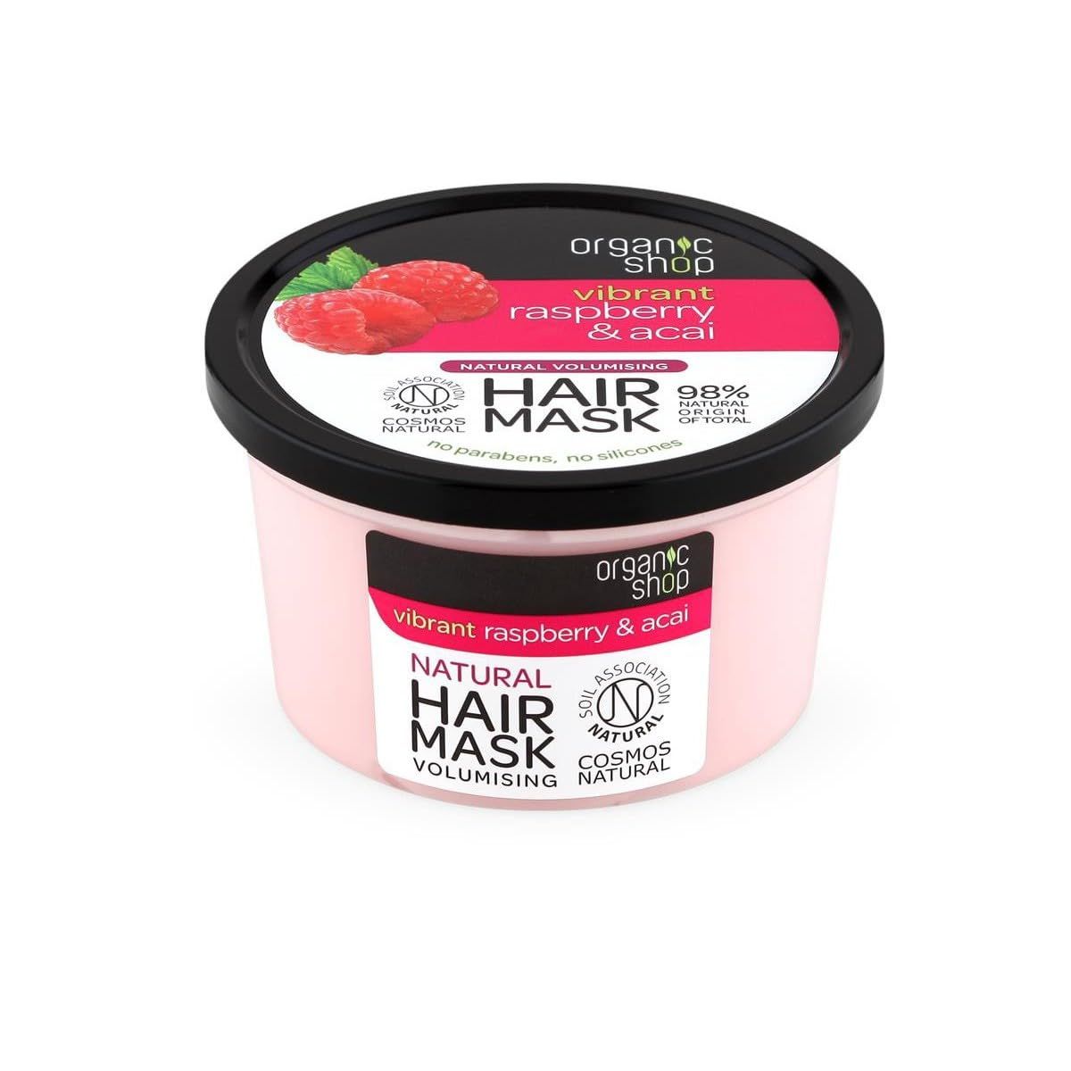 Organic Shop Raspberry Acai Volumising Hair Mask