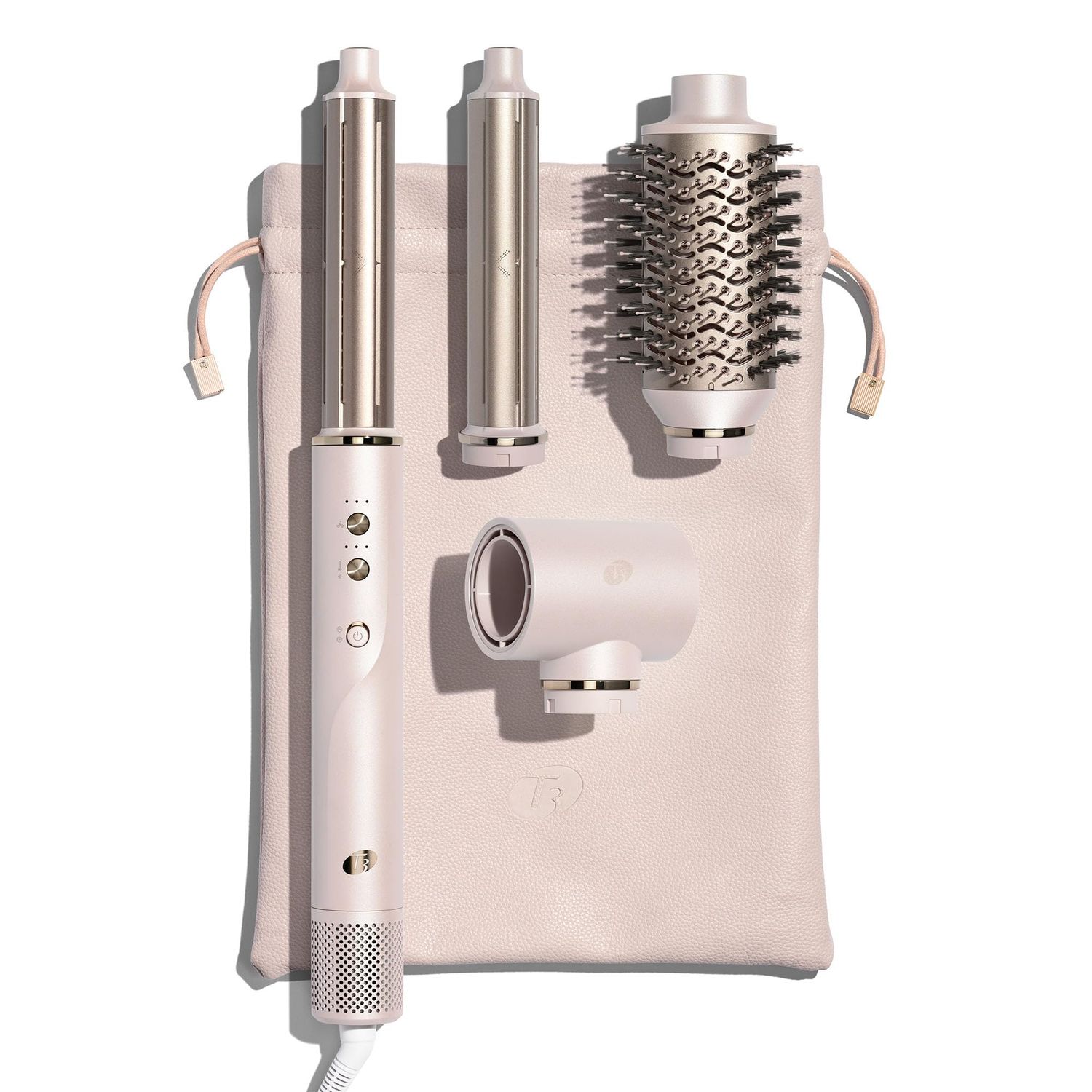 T3 Aire 360 Multi-Styler Blowout System, Rapid Drying Hair Dryer, Ceramic Curling Attachments, Oval Brush Drying Concentrator Blowouts Long-Lasting Curls
