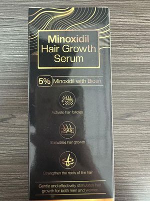 5 Minoxidil Hair Growth for Men and Women, Minoxidil Hair Growth Serum, Promotes Hair Growth, Strengthens Hair Follicles, Helps Prevent Hair Fall and Hair Loss