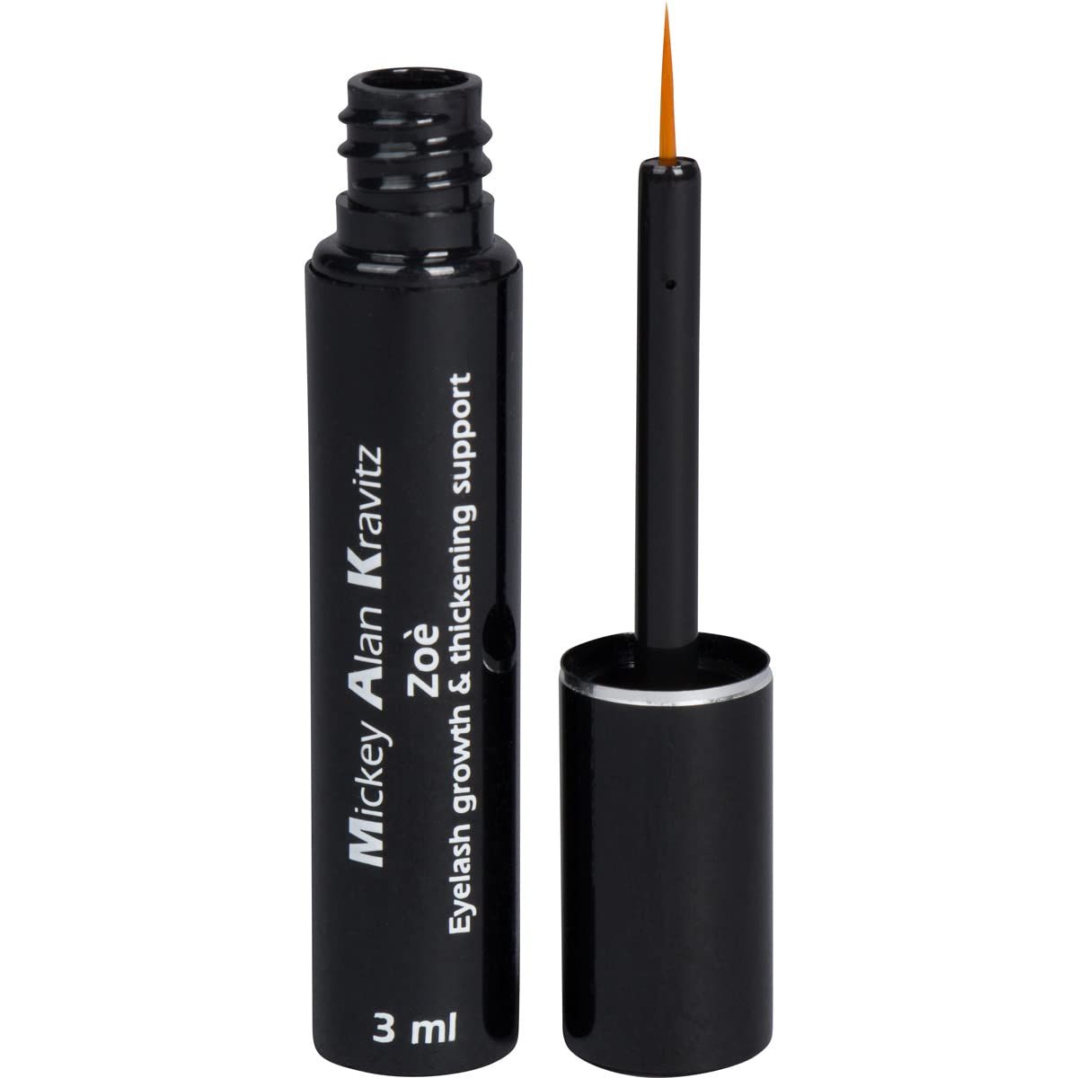 Zoe Eyelash Growth Thickening Serum, advanced formula to enhance, thicken and give growth support with Redensyl, Capixyl, MP-17, and Widelash from Sederma. 3ml