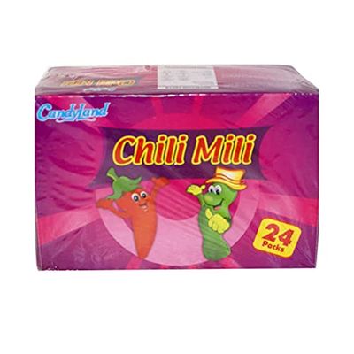 Chili Mili (spicy jelly candy- halal) box of 24pkts