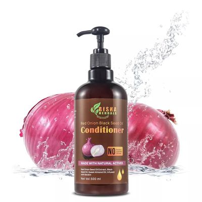 Bisha Herbals Red Onion Black Seed Oil CONDITIONER: Nourishing and Sulfate-Free - Anti-Frizz and Smooth Hair