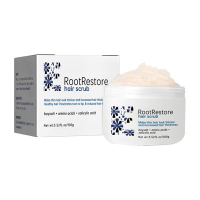 Scalp Scrub Exfoliator Shampoo for Hair Growth, Clarifying Shampoo for Build Up, Hair Loss Treatment Shampoo for Dandruff Dry Itchy Scalp, Oil Control, Fresh Soothe Scalp Sulfate-Free, 3.52oz