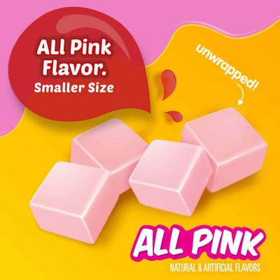 STARBURST Fruit Chews Candy - Minis All Pink, 8oz (Pack of 8) - Delicious STARBURST, Bulk Mini Candy, Bulk Box