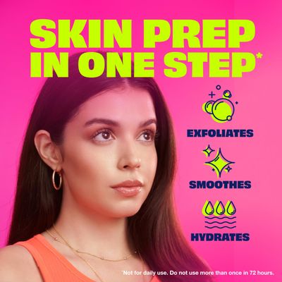 NAIR Prep Smooth Face Exfoliating Depilatory Cream for Women - Effective Hair Removal for Smooth Skin with Hyaluronic Acid, 1.76 oz