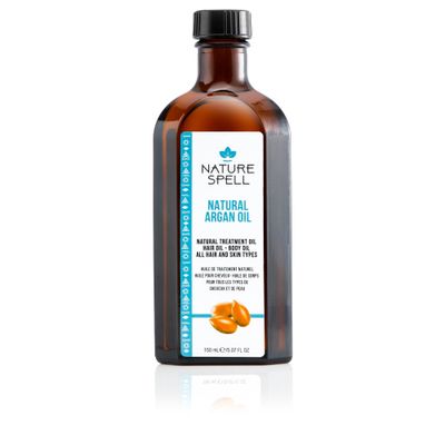 Nature Spell Argan Oil for Hair Body, Targets Split Ends Reduces Appearance of Scars, 5.07 Fl Oz
