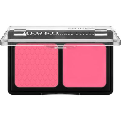 Catrice Blush Affair Cream Powder Palette Highly Pigmented Radiant Cream Soft Matte Powder Vegan Cruelty Free (020 Pleasing Pink)